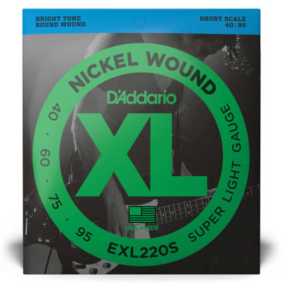 EXL220S - Nickel Round Wound SHORT SCALE 40-95