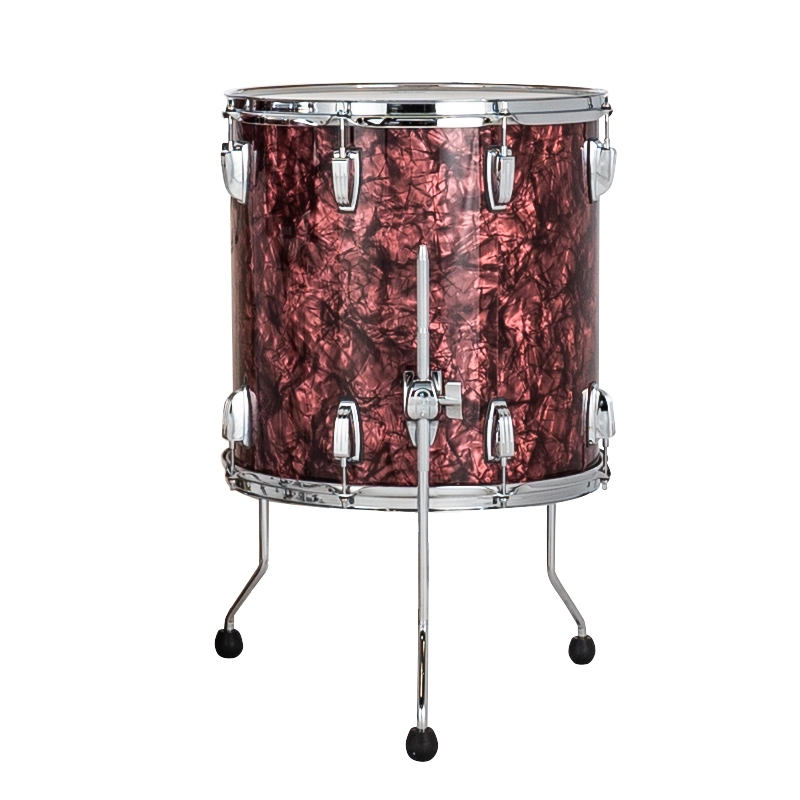 Classic Maple Fab 14x14\'\' Floor Tom - Burgundy Pearl