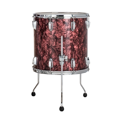 Ludwig Drums - Classic Maple Fab 14x14 Floor Tom - Burgundy Pearl