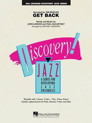Hal Leonard - Get Back - Lennon /McCartney /Sweeney - Jazz Ensemble - Gr. 1
