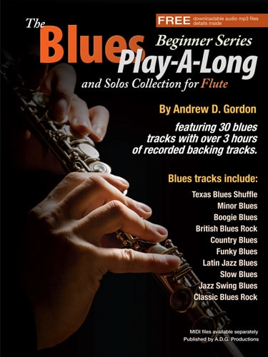 The Blues Play-A-Long and Solos Collection for Flute (Beginner Series) - Gordon - Book