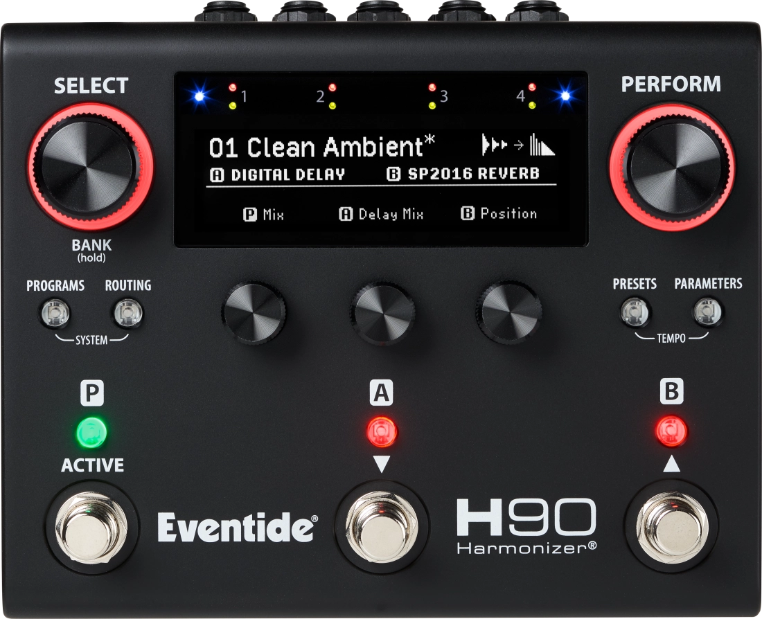 H90 Harmonizer Effects Pedal - Dark Edition