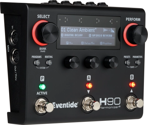 H90 Harmonizer Effects Pedal - Dark Edition