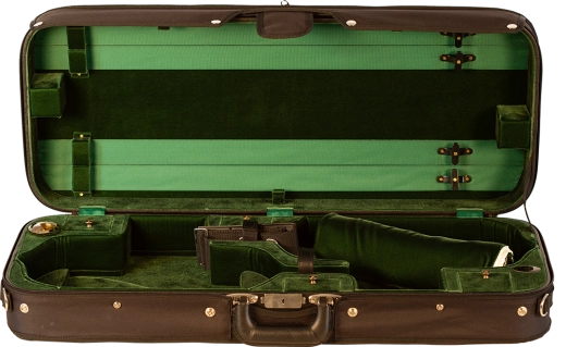 Bobelock - Double Violin Suspension Case - Velvet Green