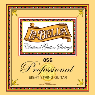 La Bella - 8SG Professional Series Classical Guitar Strings - Set