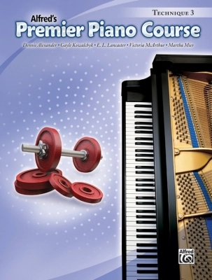 Alfred Publishing - Premier Piano Course, Technique 3 - Piano - Book