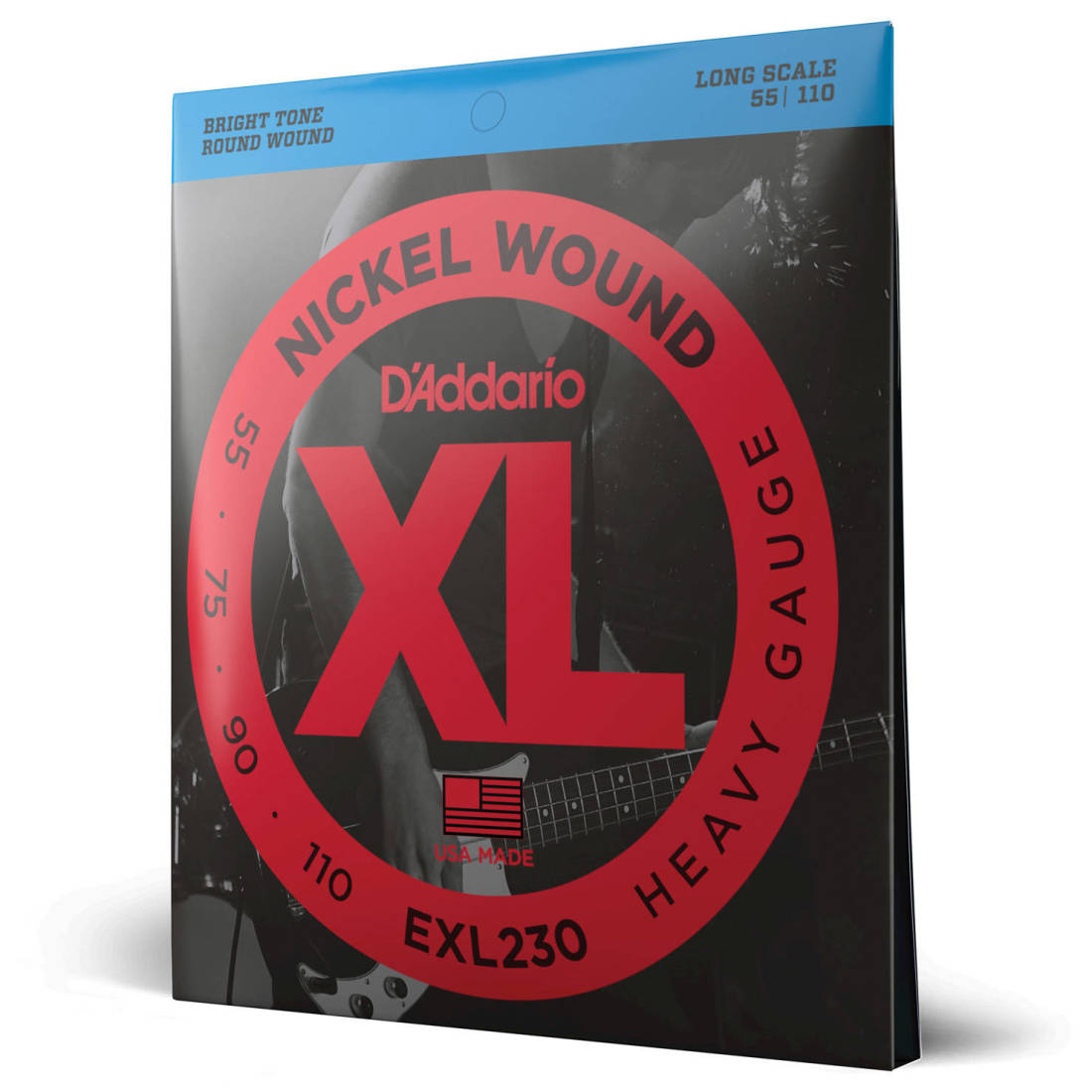 EXL230 - Nickel Round Wound LONG SCALE 55-110