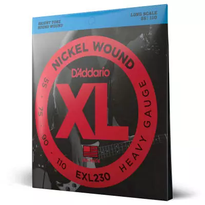 DAddario - EXL230 - Nickel Round Wound LONG SCALE 55-110