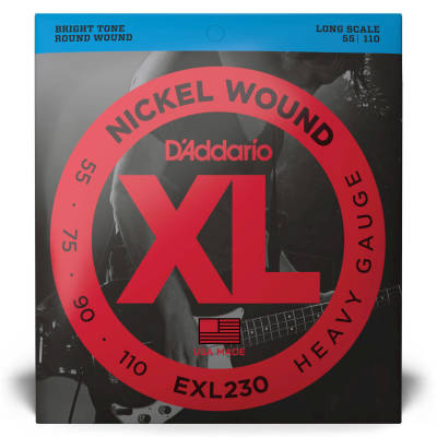 EXL230 - Nickel Round Wound LONG SCALE 55-110