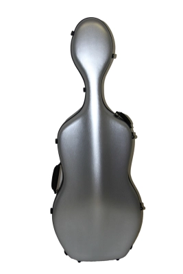 Young Heung - Cello Case with Wheels - 4/4, Silver