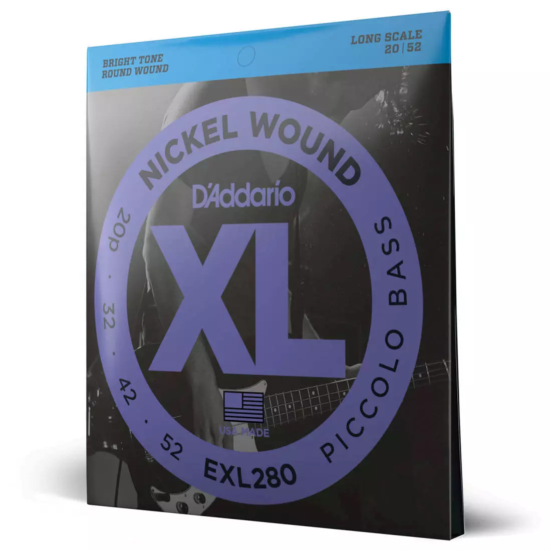 EXL280 - Nickel Round Wound PICCOLO 20-52