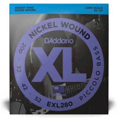 EXL280 - Nickel Round Wound PICCOLO 20-52