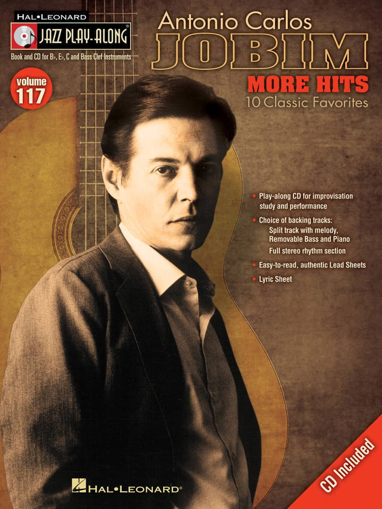 Antonio Carlos Jobim - More Hits: Jazz Play-Along Volume 117 - Book/CD