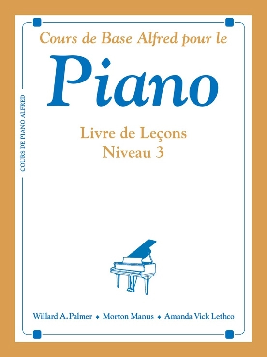 Alfred\'s Basic Piano Library: French Edition Lesson Book 3 - Palmer/Manus/Lethco - Piano - Book