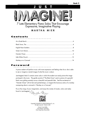 Just Imagine!, Book 2 - Mier - Piano - Book