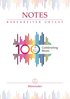 Notes: Celebrating Music - Mini Notebook - 100th Anniversary Jubilee Logo