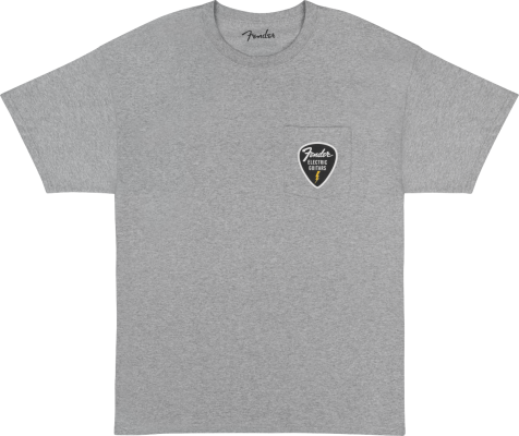 Fender - Pick Patch Pocket Tee, Athletic Gray - Medium