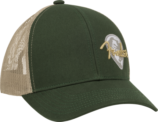 Fender - Globe Pick Patch Hat - Green/Khaki