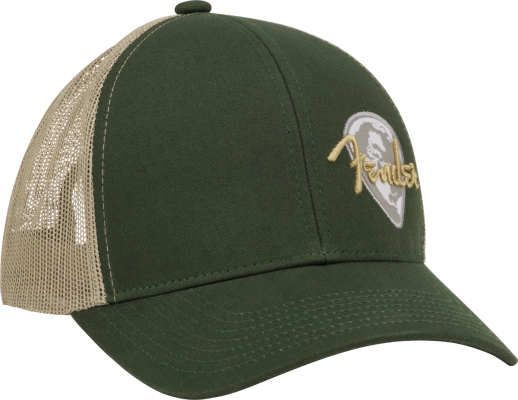 Fender - Globe Pick Patch Hat - Green/Khaki