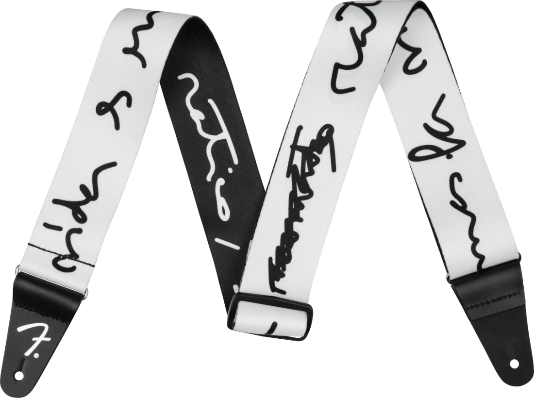 Juanes Adjustable Guitar Strap - Luna White