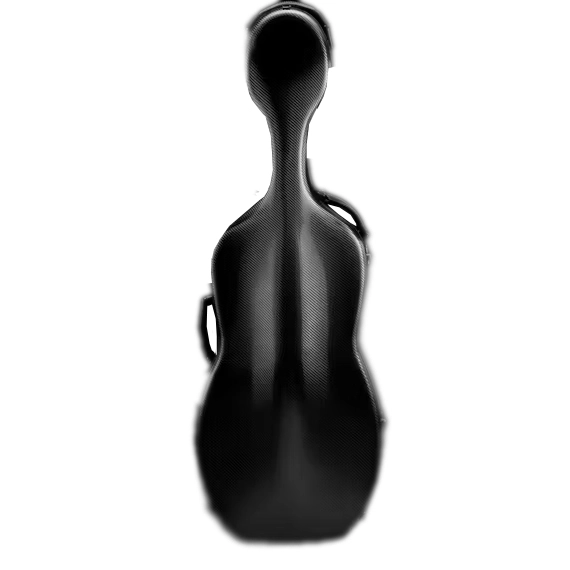 CACL50 Polycarbonate Cello Case with Wheels - Black