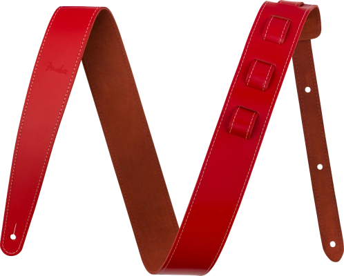 Fender - 2 Essentials Leather Strap - Red