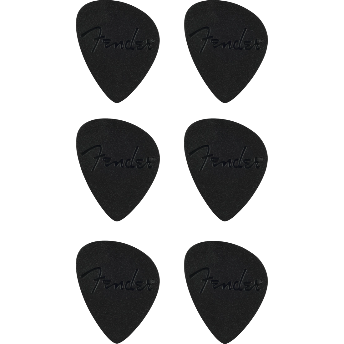 Offset Picks (6 Pack) - 0.83 Black