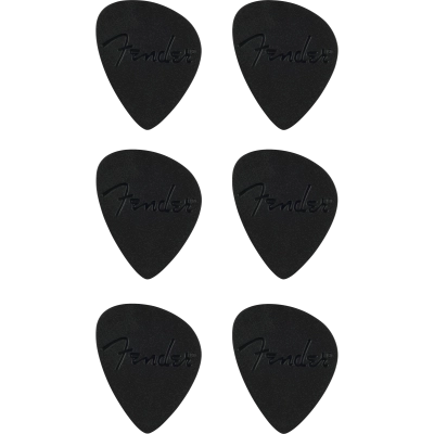 Fender - Offset Picks (6 Pack) - 0.83 Black