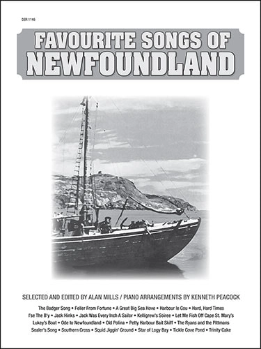 Favourite Songs of Newfoundland - Mills/Peacock - Piano/Vocal/Guitar - Book