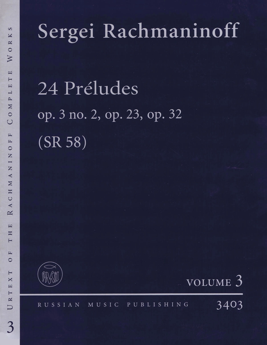 24 Preludes Op. 3 No. 2, Op. 23, Op. 32 - Rachmaninoff/Antipov - Piano - Book