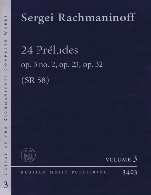 Boosey & Hawkes - 24 Preludes Op. 3 No. 2, Op. 23, Op. 32 - Rachmaninoff/Antipov - Piano - Book