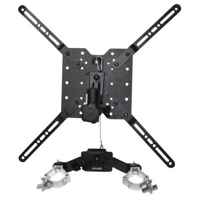 Universal 32'' to 80'' TV/Monitor Mount for F34 F32 12'' Bolt Truss or Speaker Stands