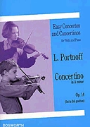 Concertino in A Minor Op. 14 - Portnoff - Violin/Piano - Sheet Music