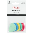 Offset Picks (6 Pack) - 0.83 Multi-coloured