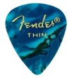 Fender - 351 Shape Celluloid Picks 12-Pack, Thin - Ocean Turquoise