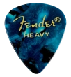 Fender - 351 Shape Celluloid Picks 12-Pack, Heavy - Ocean Turquoise