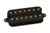 DiMarzio - LiquiFire 7 Neck Humbucker - Black with Gold Poles