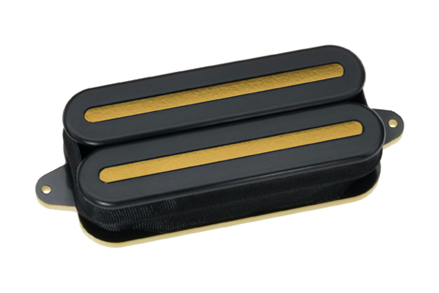 X2N 7 Humbucker Bridge Pickup - Black with Gold Poles