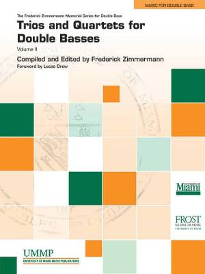 Trios and Quartets for Double Basses, Volume II