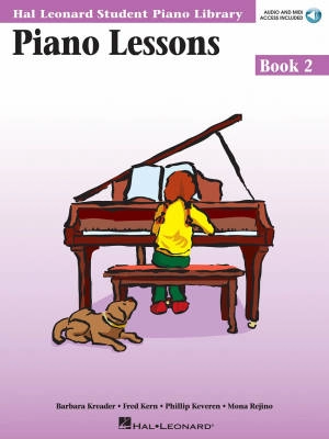 Piano Lessons, Book 2 (Hal Leonard Student Piano Library) - Piano - Book/Audio Online