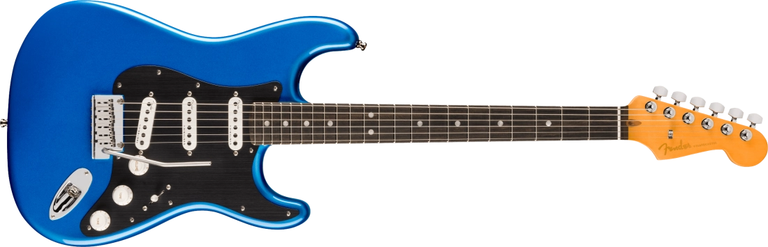 American Ultra II Stratocaster, Ebony Fingerboard with Case - Noble Blue