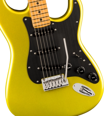 American Ultra II Stratocaster, Maple Fingerboard with Case - Solar Flare