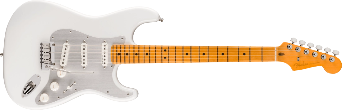 American Ultra II Stratocaster, Maple Fingerboard with Case - Avalanche