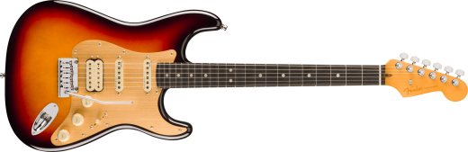 Fender - American Ultra II Stratocaster HSS, Ebony Fingerboard with Case - Ultraburst