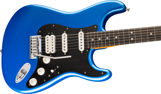 American Ultra II Stratocaster HSS, Ebony Fingerboard with Case - Noble Blue