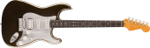 Fender - American Ultra II Stratocaster HSS, Ebony Fingerboard with Case - Texas Tea