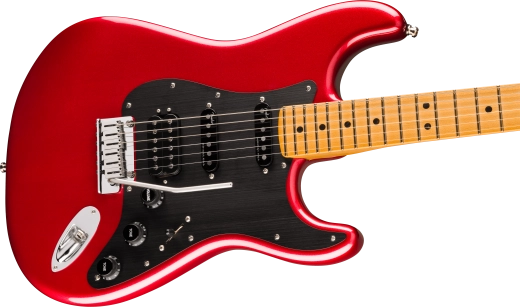 American Ultra II Stratocaster HSS, Maple Fingerboard with Case - Sinister Red