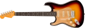 Fender - American Ultra II Stratocaster, Ebony Fingerboard with Case - Ultraburst (Left Handed)