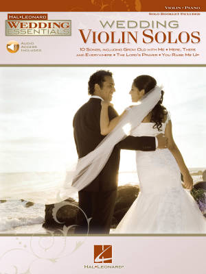 Wedding Violin Solos - Violin/Piano - Book/Audio Online