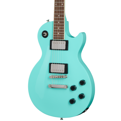 Epiphone Les Paul Tribute Electric Guitar - Aqua | Long